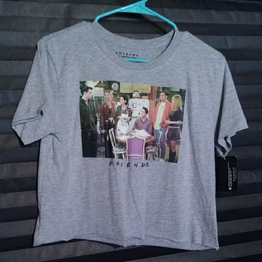 NWT FRIENDS cropped t-shirt